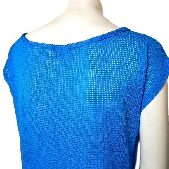 Jordan Taylor stretchy blue coverup - Picture 2 of 4